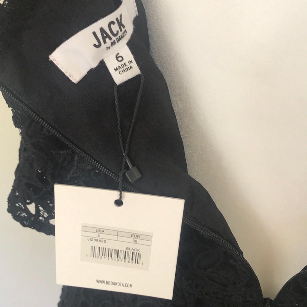 💥HOST PICK💥JACK by BB Dakota black eyelet dress Size 6 - Picture 6 of 8